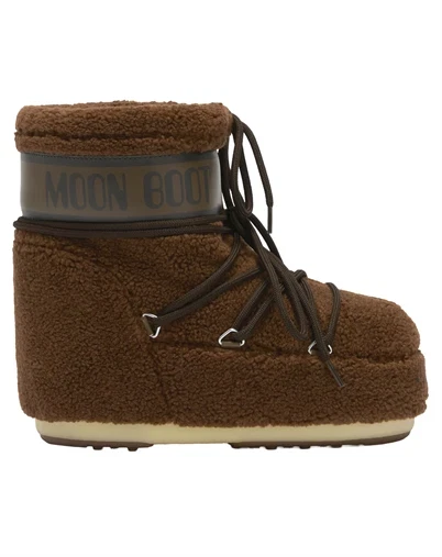 Moon boot - Icon Low Fleece Støvle - Brown